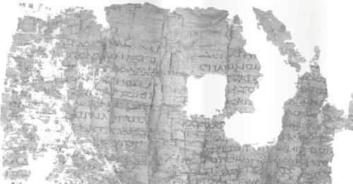 Ai raggi X i papiri di Ercolano per ricostruire il pensiero del filosofo stoico Crisippo di Soli