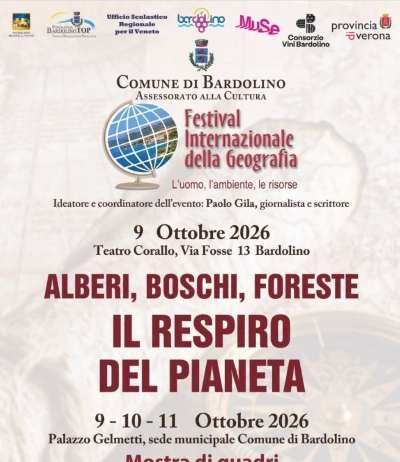 Bardolino, Festival Internazionale della Geografia: il respiro del pianeta